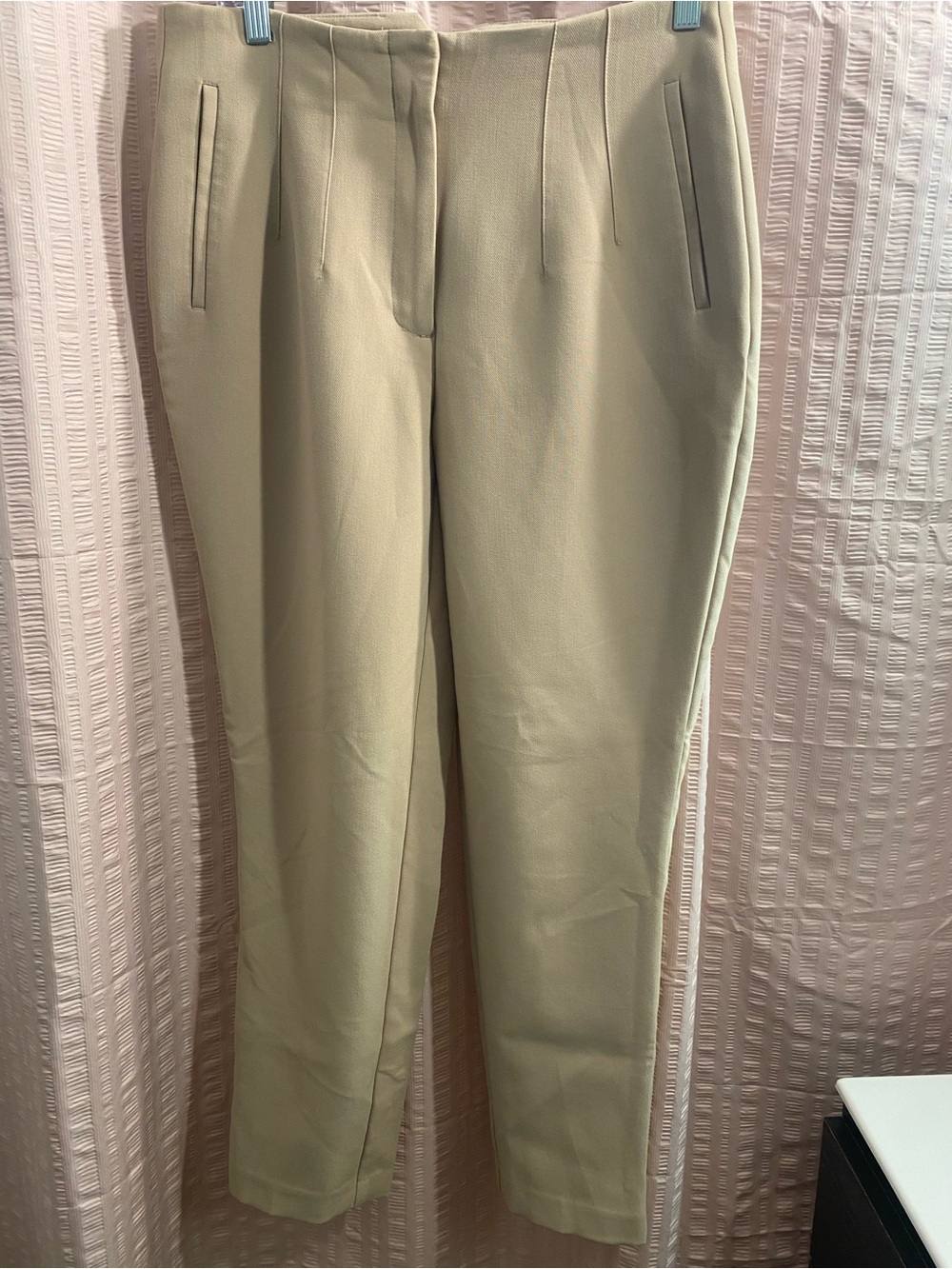 Nine West Straight-Leg Dress Pants in Light Beige